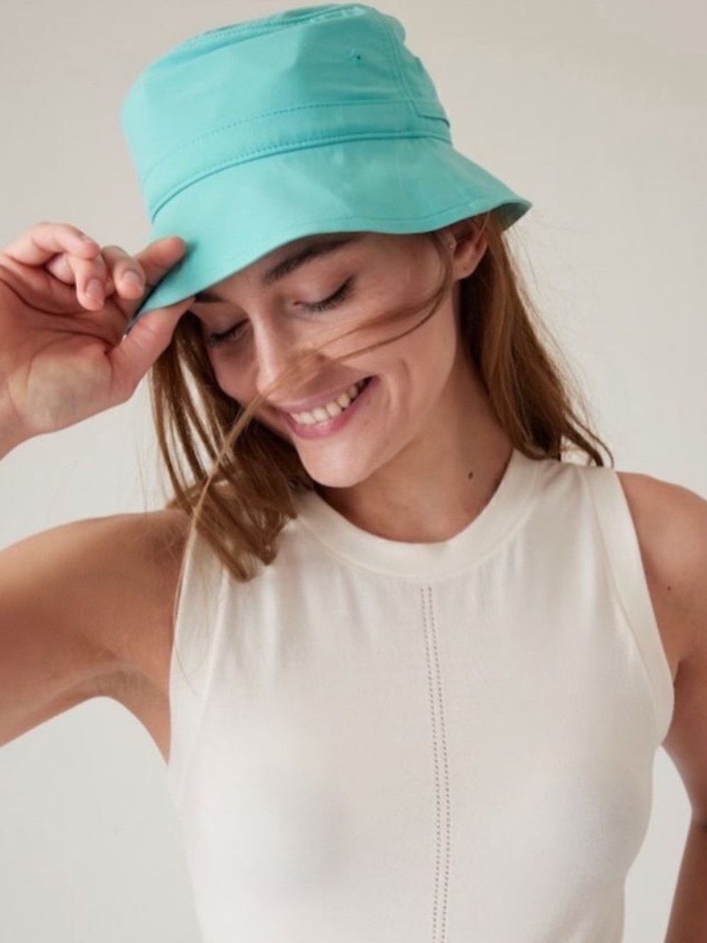 Athleta Teal Bucket Hat